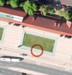 Standort des Kontrollpunktes Kontrollpunkt Potsdam Standort