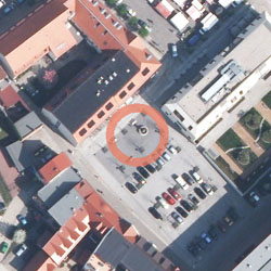 Standort des Kontrollpunktes Kontrollpunkt Spremberg Standort