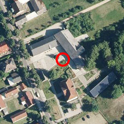 Standort des Kontrollpunktes Kontrollpunkt Wandlitz Standort